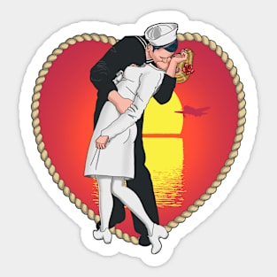 Kissing Sticker